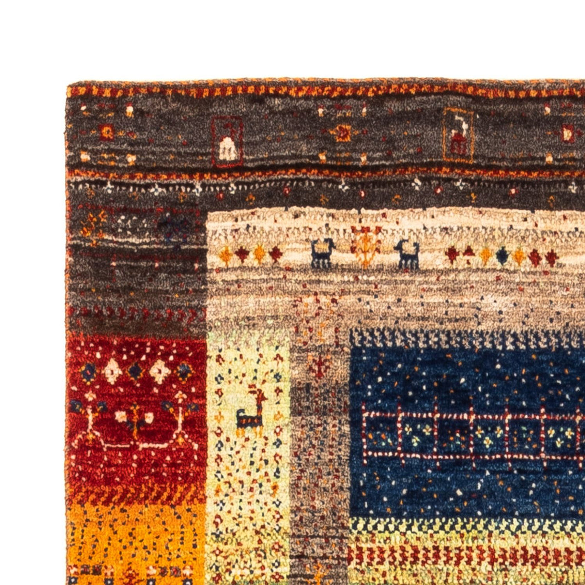 Gabbeh Teppich - Loribaft Perser - Royal - 145 x 90 cm - mehrfarbig