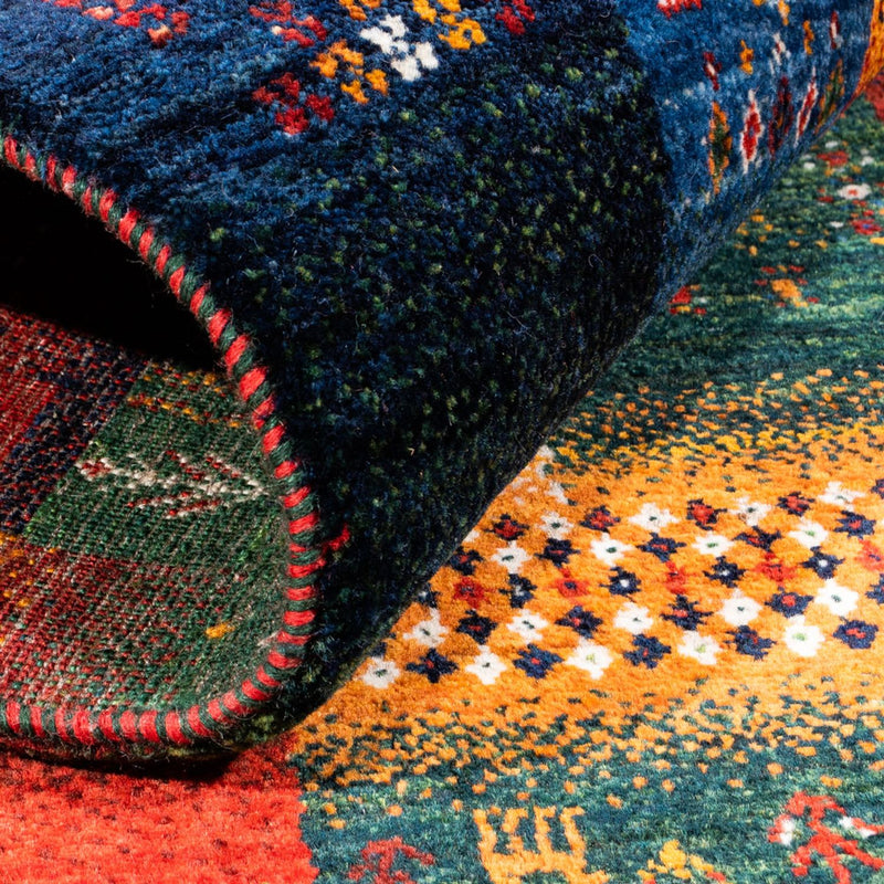 Gabbeh Teppich - Loribaft Perser - Royal - 154 x 110 cm - mehrfarbig