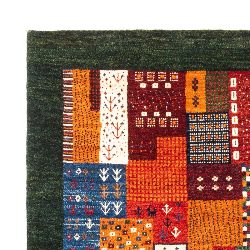Gabbeh Teppich - Loribaft Perser - Royal - 130 x 122 cm - mehrfarbig