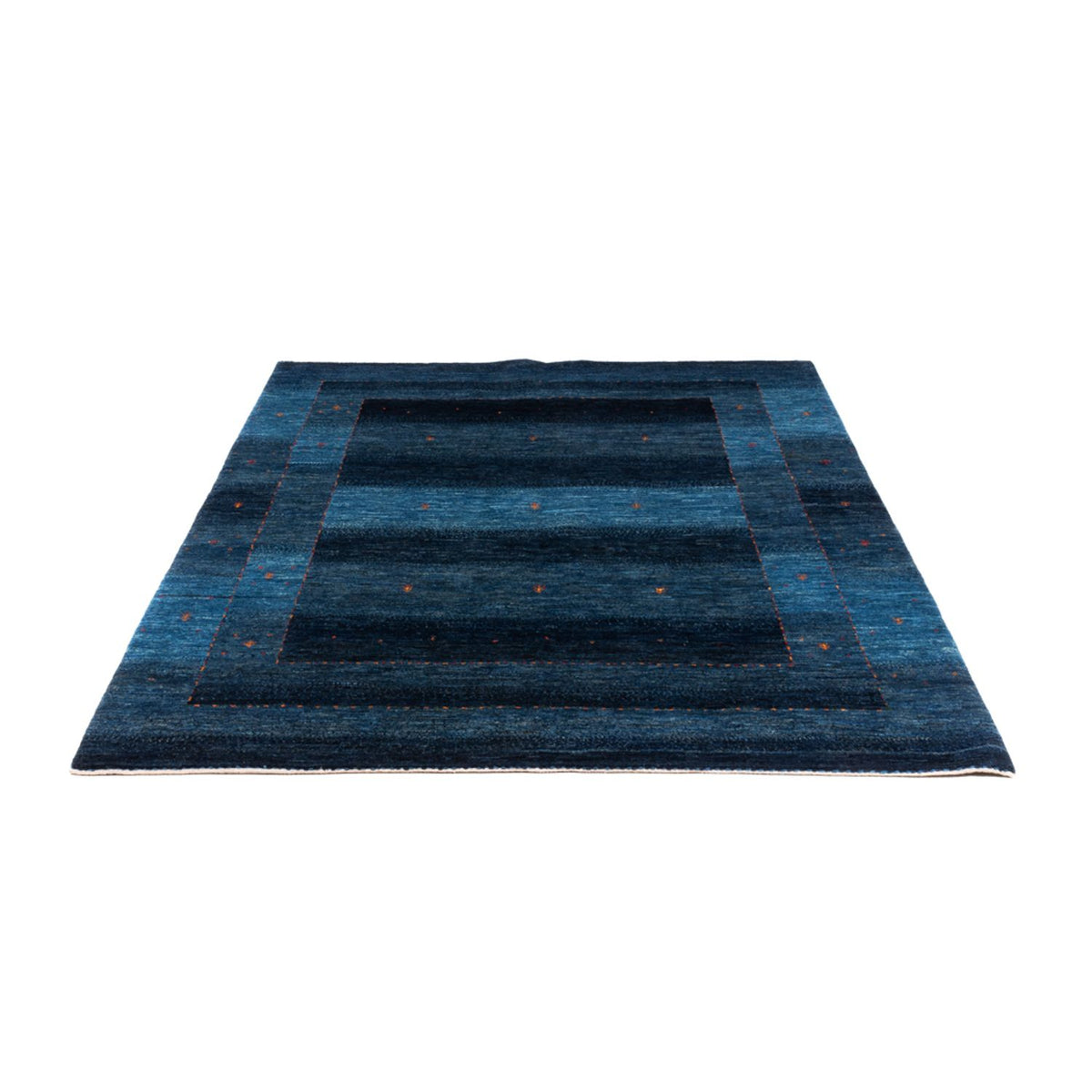 Gabbeh Teppich - Loribaft Perser - 202 x 154 cm - blau