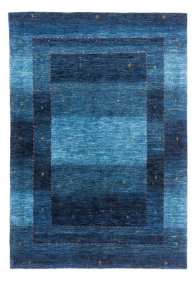 Gabbeh Teppich - Loribaft Perser - 213 x 144 cm - blau