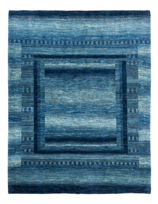 Gabbeh Teppich - Loribaft Perser - Royal - 198 x 158 cm - blau