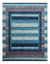Tapis Gabbeh - Loribaft Persan - Royal - 198 x 152 cm - bleu