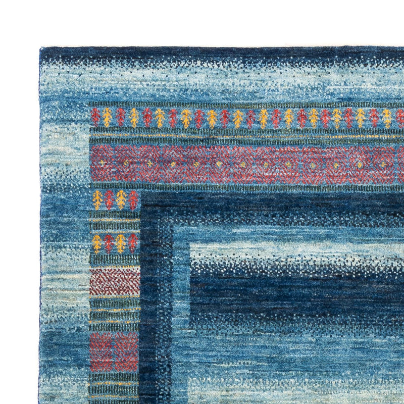 Gabbeh Teppich - Loribaft Perser - Royal - 198 x 152 cm - blau