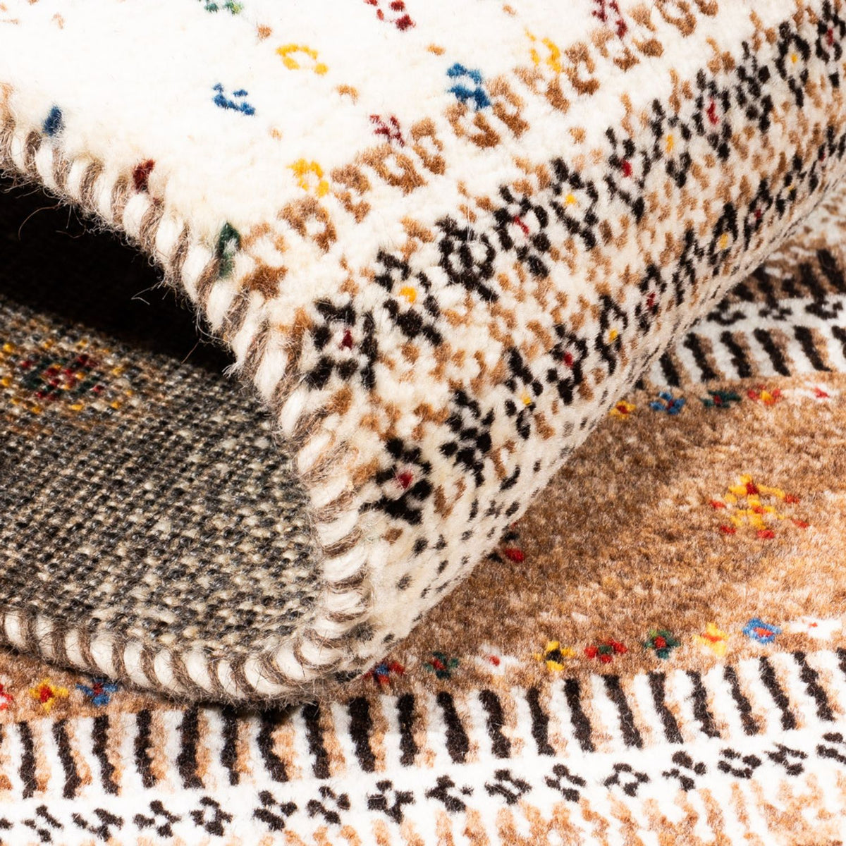 Gabbeh Teppich - Loribaft Perser - Royal - 128 x 85 cm - mehrfarbig