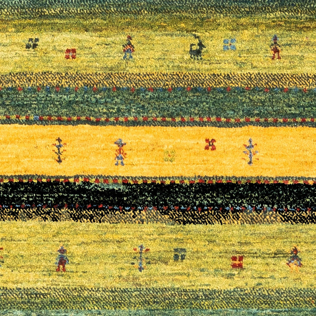 Gabbeh Teppich - Loribaft Perser - Royal - 128 x 85 cm - mehrfarbig