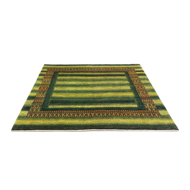 Gabbeh Teppich - Loribaft Perser - Royal - 192 x 165 cm - grün