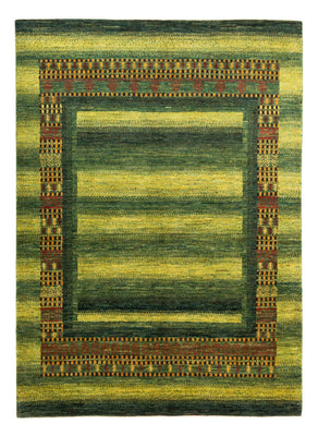 Gabbeh Teppich - Loribaft Perser - Royal - 216 x 157 cm - grün