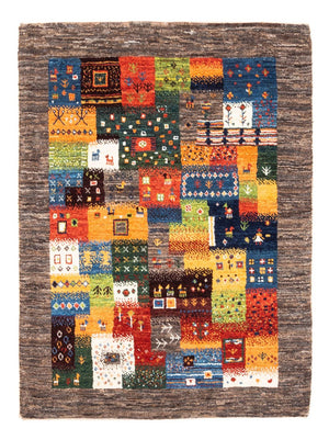 Gabbeh Teppich - Loribaft Perser - Royal - 106 x 81 cm - mehrfarbig