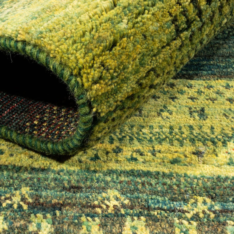Gabbeh Teppich - Loribaft Perser - Royal - 196 x 165 cm - grün