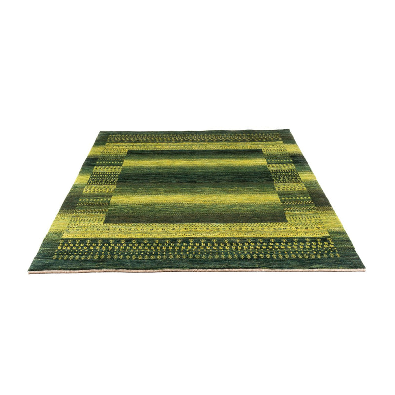 Gabbeh Teppich - Loribaft Perser - Royal - 196 x 165 cm - grün