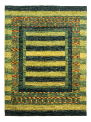 Gabbeh Teppich - Loribaft Perser - Royal - 206 x 152 cm - grün