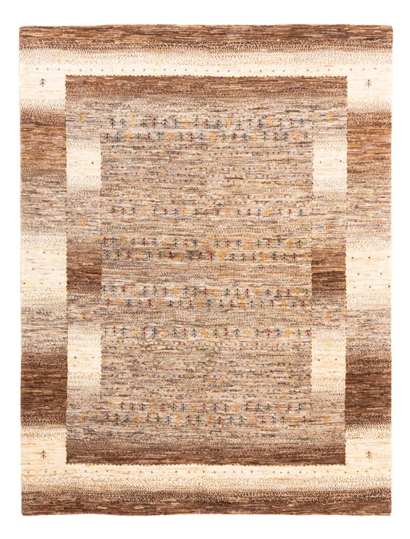 Gabbeh Teppich - Loribaft Perser - 202 x 156 cm - natur