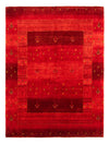Tapis Loribaft Tapis 156x206cm - Perserteppich Wollteppich - rouge - Rectangle / Rouge / 156 x 206 cm Rectangle