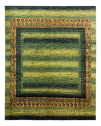 Tapis Gabbeh - Loribaft Persan - Royal - 208 x 163 cm - vert
