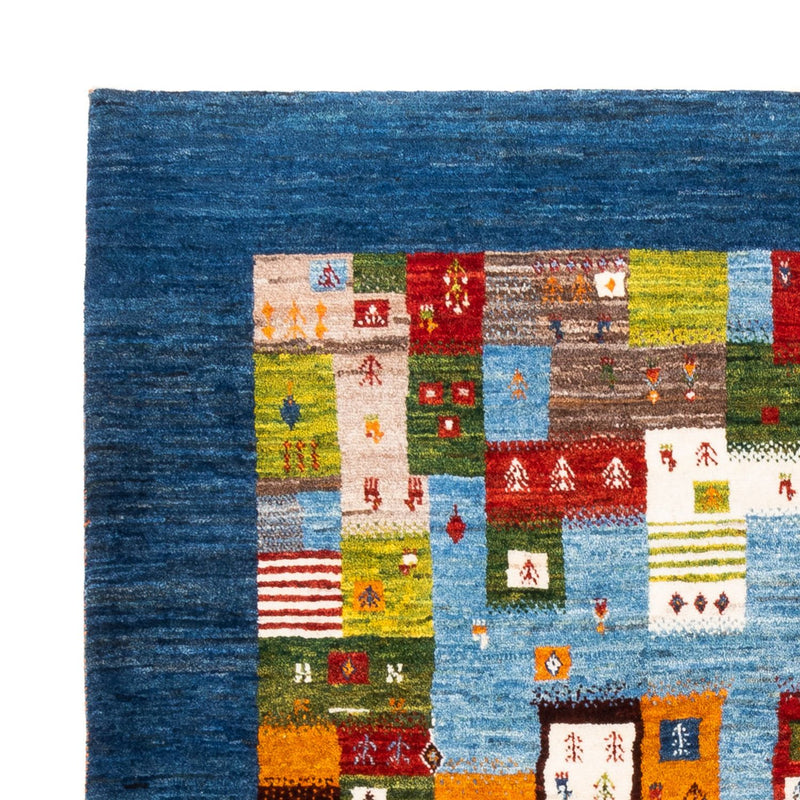 Gabbeh Teppich - Loribaft Perser - Royal - 192 x 159 cm - blau