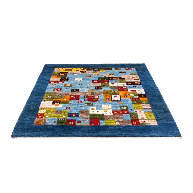 Gabbeh Teppich - Loribaft Perser - Royal - 192 x 159 cm - blau