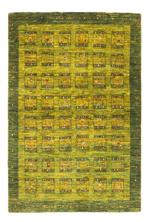 Gabbeh Teppich - Loribaft Perser - Royal - 157 x 108 cm - hellgrün