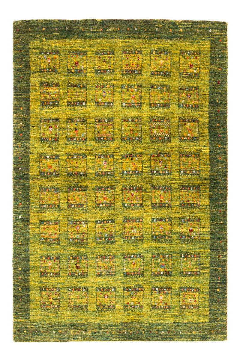 Gabbeh Teppich - Loribaft Perser - Royal - 157 x 108 cm - hellgrün