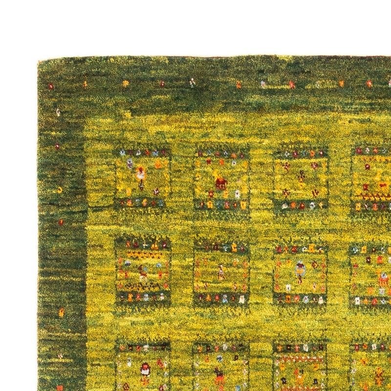 Gabbeh Teppich - Loribaft Perser - Royal - 157 x 108 cm - hellgrün
