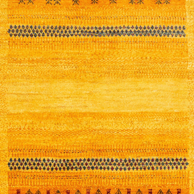 Gabbeh Teppich - Loribaft Perser - Royal - 205 x 144 cm - gold