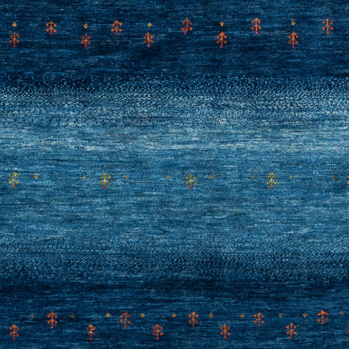 Gabbeh Teppich - Loribaft Perser - 207 x 157 cm - blau