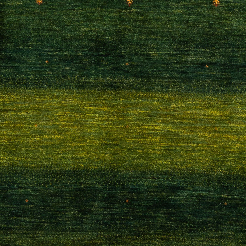 Gabbeh Teppich - Loribaft Perser - 198 x 146 cm - grün