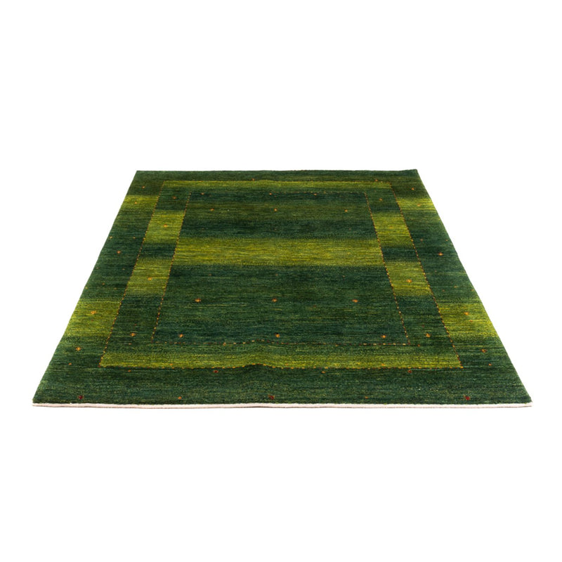 Gabbeh Teppich - Loribaft Perser - 198 x 146 cm - grün