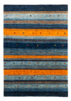Tapis Loribaft Tapis 144x209cm - Perserteppich Wollteppich - Rectangle / Bleu / 144 x 209 cm Rectangle