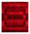 Tapis Loribaft Tapis 147x170cm - Perserteppich Wollteppich - rouge - Rectangle / Rouge / 147 x 170 cm Rectangle