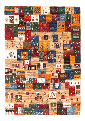 Gabbeh Teppich - Loribaft Perser - Royal - 140 x 100 cm - mehrfarbig