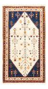 Gabbeh persiano Tappeto 87x160cm - Perserteppich Wollteppich - Rettangolo / Beige / 87 x 160 cm Rettangolo