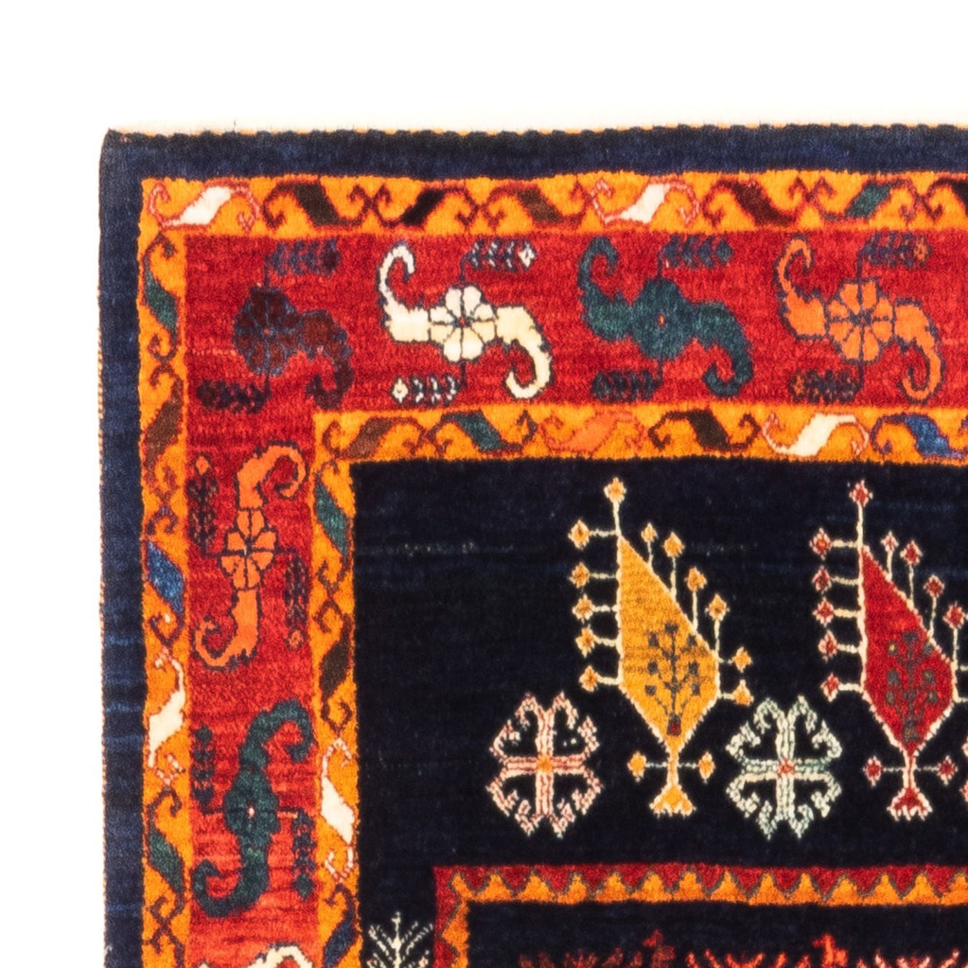 Gabbeh Persisch Teppich 160x108cm - Perserteppich Wollteppich