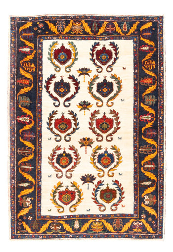 Gabbeh Teppich - Perser - 155 x 115 cm - creme