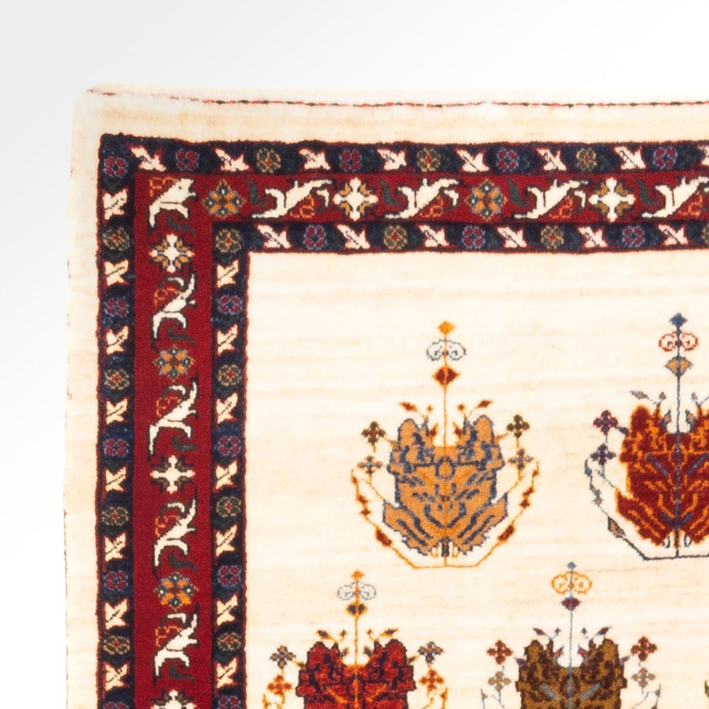Gabbeh Persisch Teppich 140x105cm - Perserteppich Wollteppich