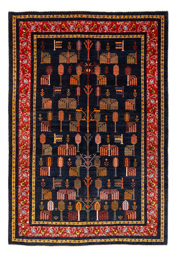 Gabbeh Teppich - Perser - 240 x 170 cm - dunkelblau