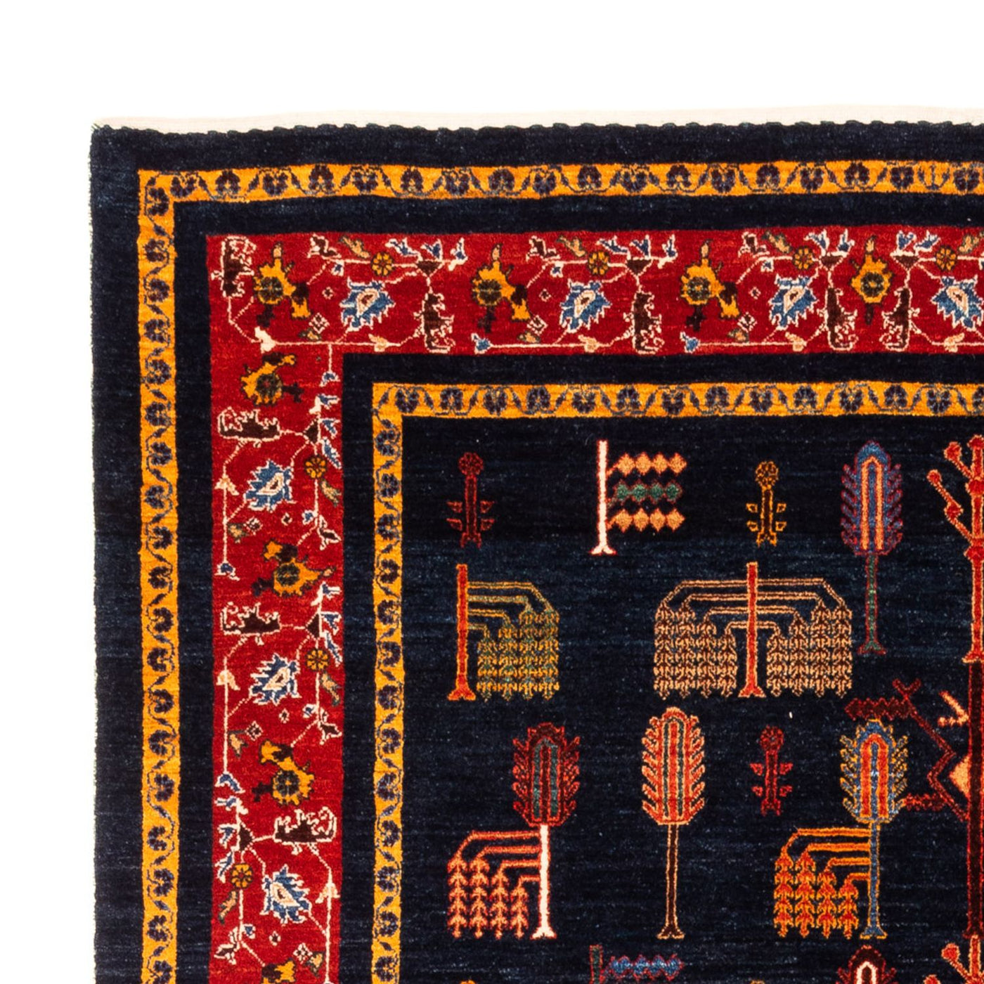 Gabbeh Persisch Teppich 240x170cm - Perserteppich Wollteppich