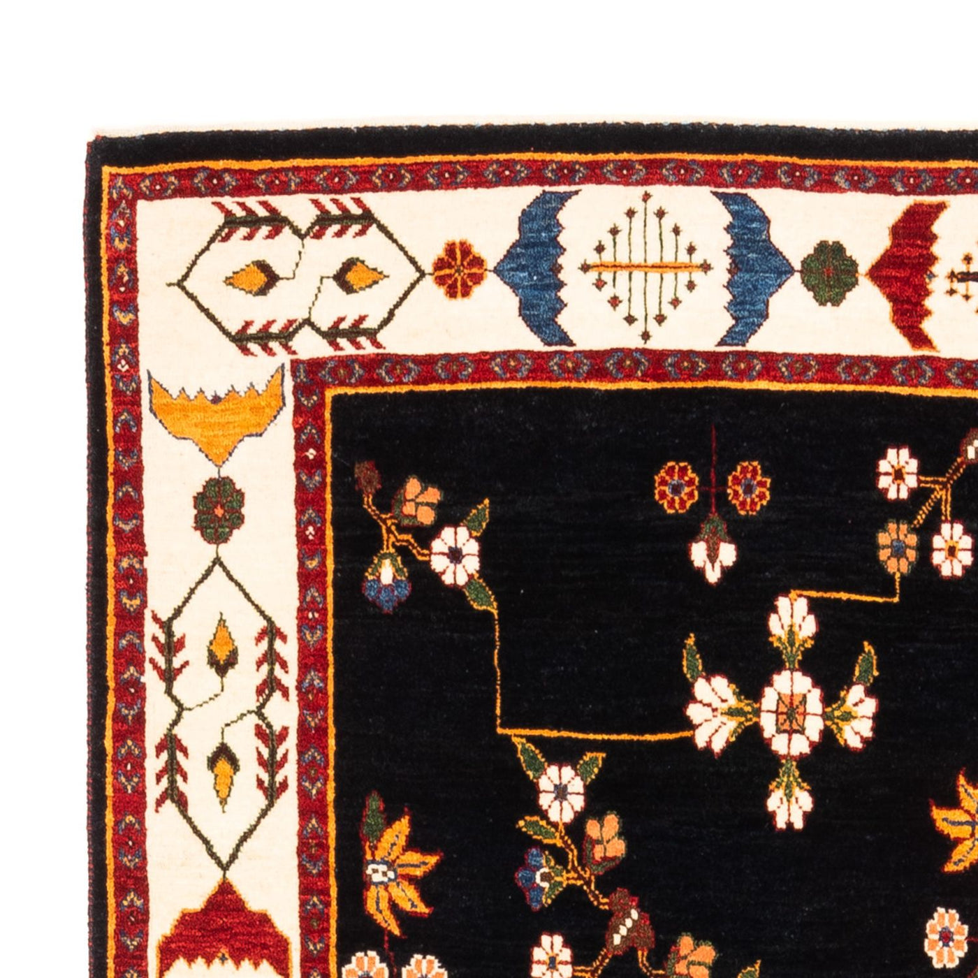 Gabbeh Persisch Teppich 180x122cm - Perserteppich Wollteppich