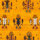 Gabbeh Teppich - Perser - 230 x 150 cm - gold