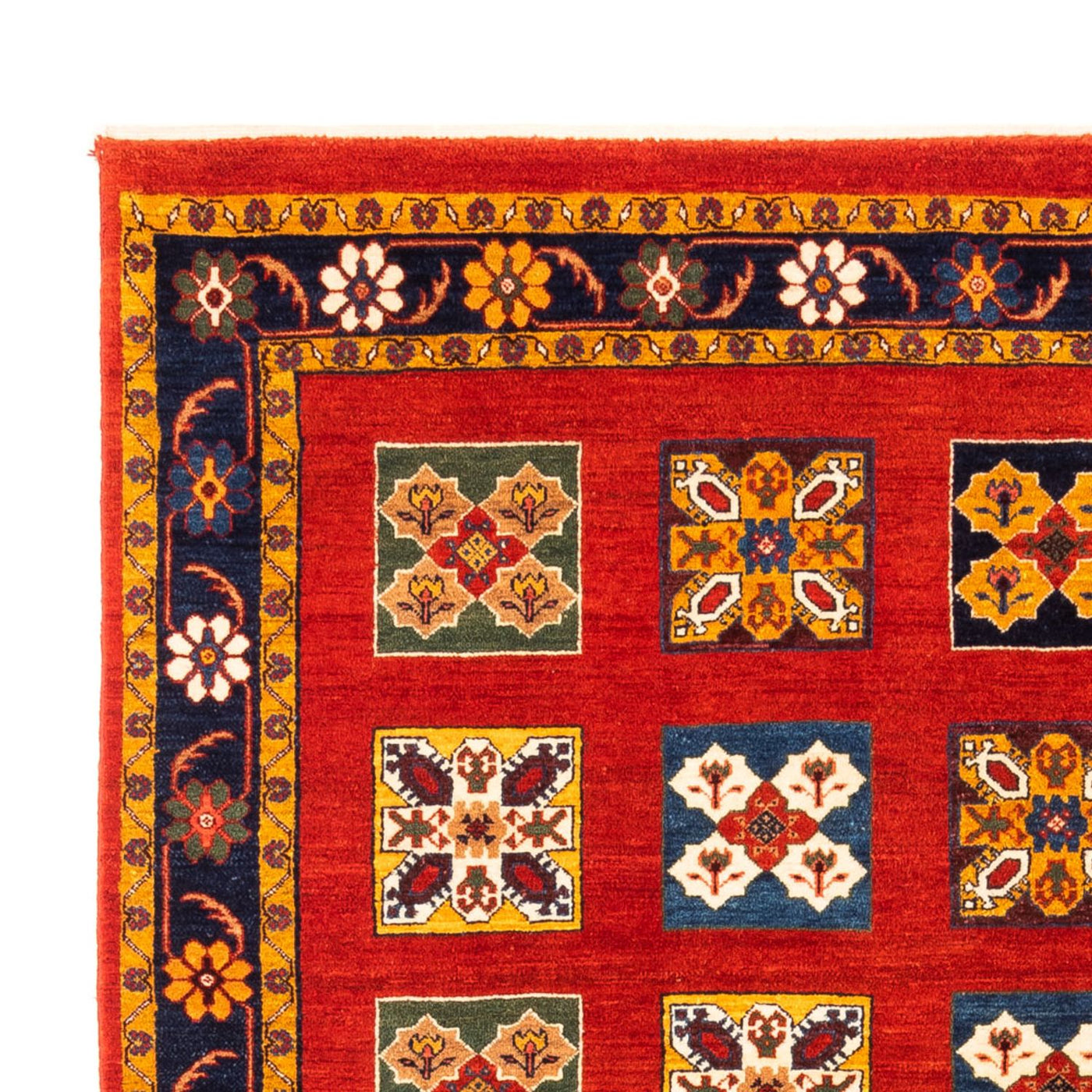 Gabbeh Persisch Teppich 213x150cm - Perserteppich Wollteppich