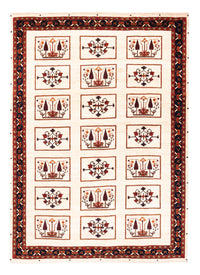 Tapis Gabbeh - Persan - 210 x 154 cm - crème