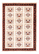 Gabbeh Persisch Teppich 210x154cm - Perserteppich Wollteppich