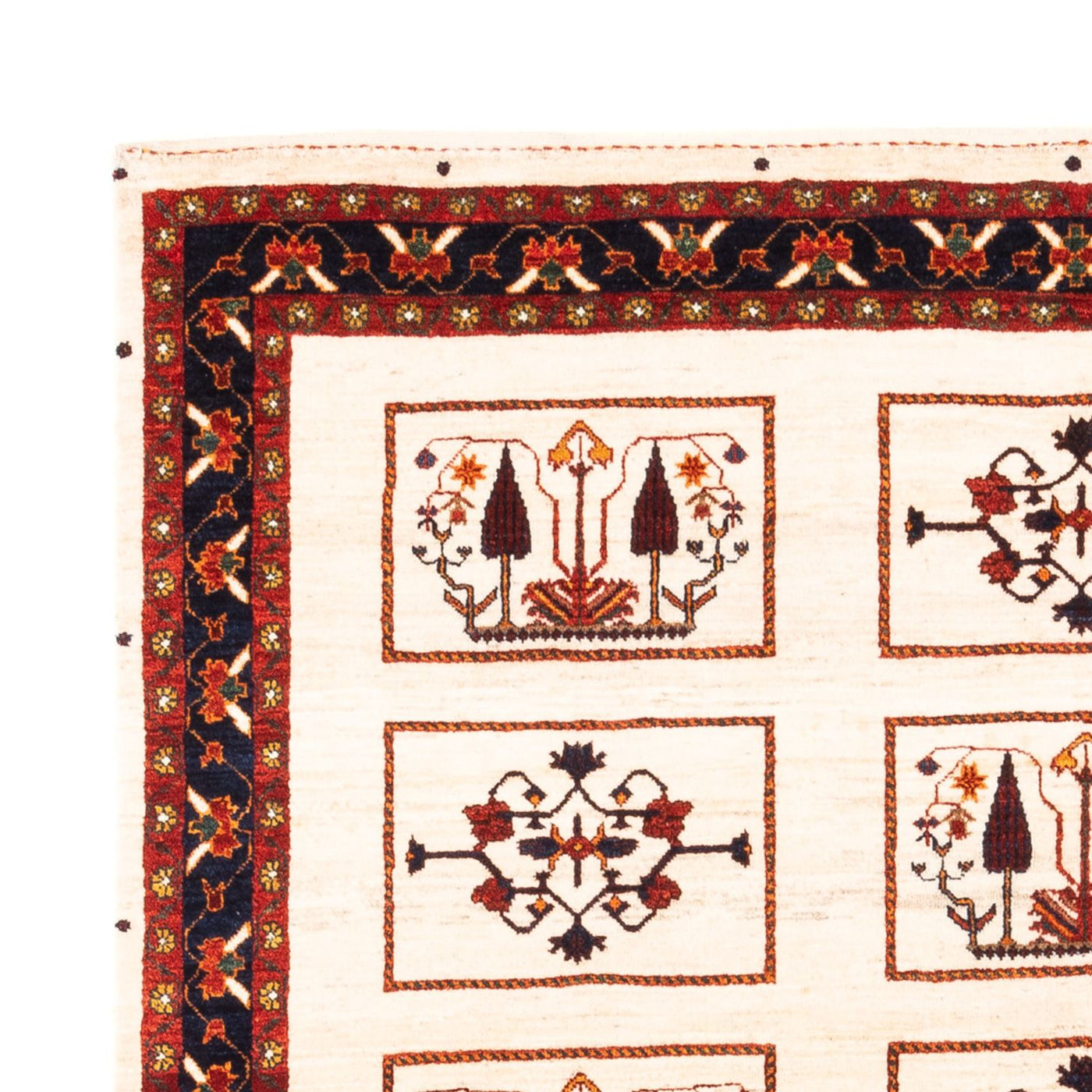 Gabbeh Persisch Teppich 210x154cm - Perserteppich Wollteppich