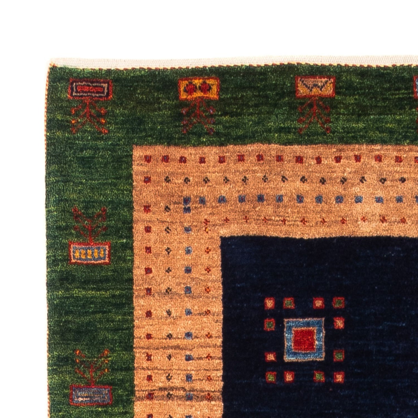 Gabbeh Persisch Teppich 202x82cm - Perserteppich Wollteppich