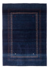 Gabbeh persiano Tappeto 170x230cm - Perserteppich Wollteppich - Rettangolo / Blu scuro / 170 x 230 cm Rettangolo