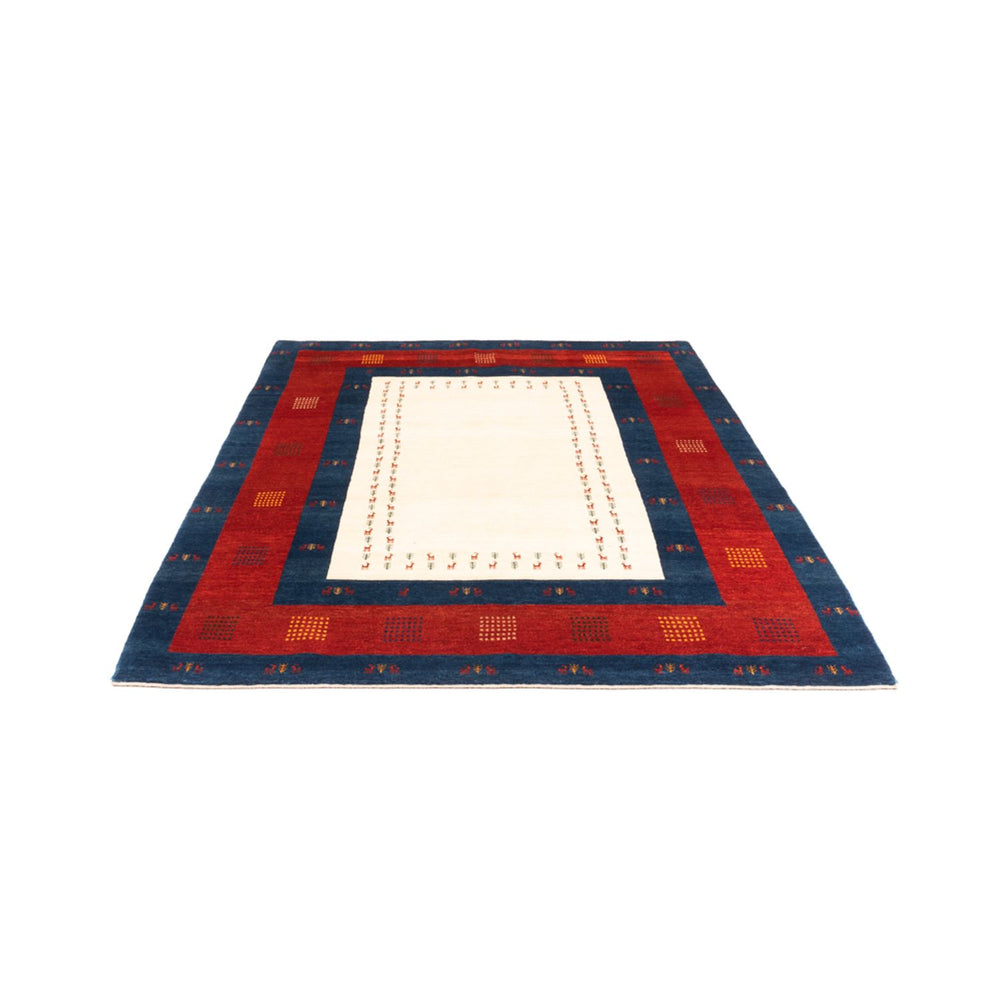 Gabbeh Teppich - Perser - 202 x 155 cm - creme