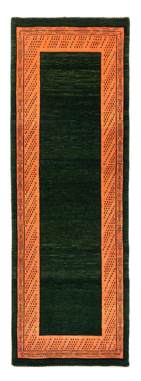 Tappeto corsia Tappeto Gabbeh - Persero - 232 x 85 cm - blu scuro