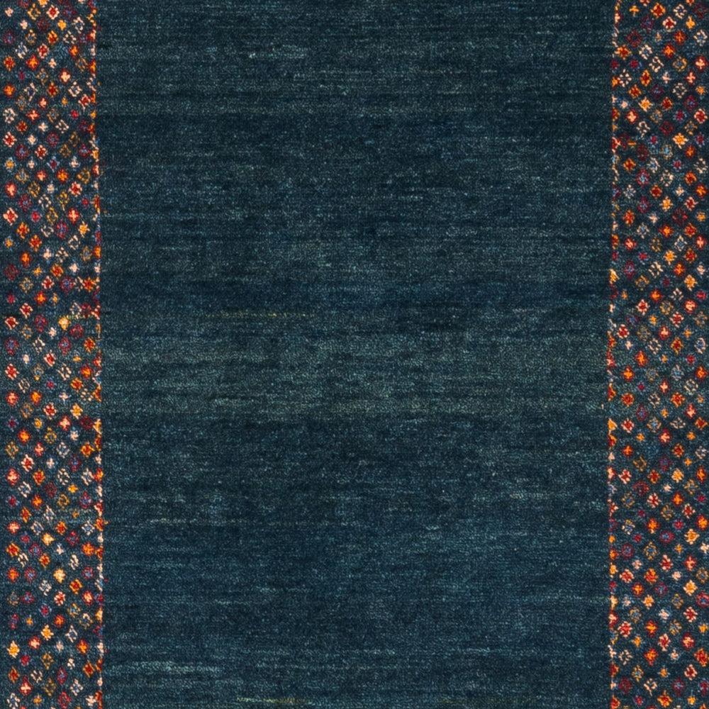 Läufer Gabbeh - Perser - 200 x 85 cm - dunkelblau