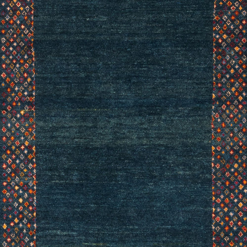 Läufer Gabbeh - Perser - 200 x 85 cm - dunkelblau