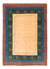 Tapis Gabbeh persan Tapis 152x204cm - Perserteppich Wollteppich - Rectangle / Crème / 152 x 204 cm Rectangle